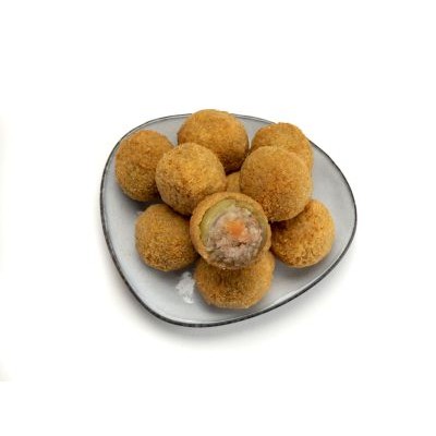 Šaldytos įdarytos Ascolana alyvuogės su mėsa, džiūvėsėliuose, 1 kg